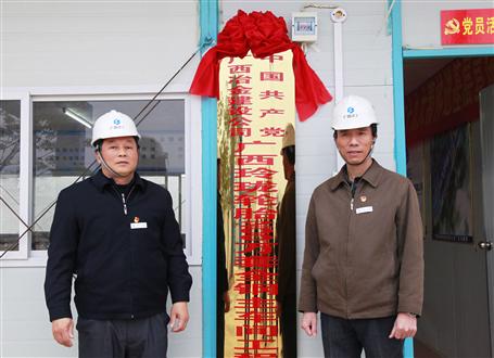 發(fā)揮戰(zhàn)斗堡壘作用！冶建又一個(gè)項(xiàng)目部黨支部揭牌
