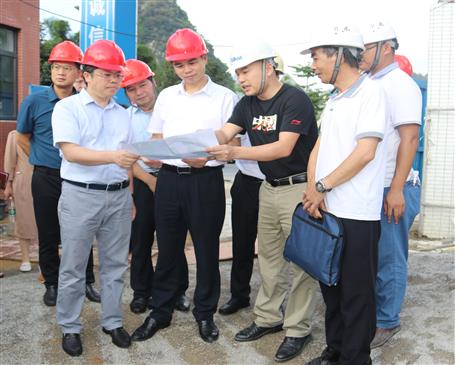 陸海生到桂金分公司項目調研