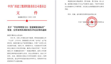 【喜訊】冶建公司3項(xiàng)宣傳、黨建成果榮獲集團(tuán)公司表彰