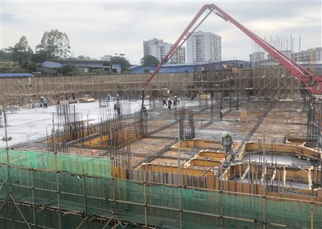 【奮力沖刺·勇創(chuàng)佳績】宜州區(qū)中醫(yī)醫(yī)院項目進(jìn)入地上主體結(jié)構(gòu)施工