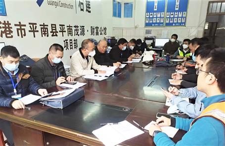 黃安權到冶建第五分公司項目開展歲末質(zhì)量安全綜合大檢查