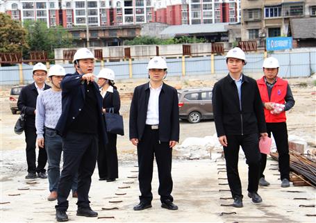 徐丹華到冶建桂金分公司承建項目調(diào)研