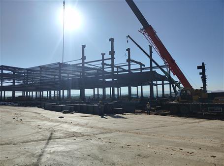 【提升“三力” 爭創(chuàng)佳績】冶建承建的內(nèi)蒙古項目：合力推進 建設(shè)正酣