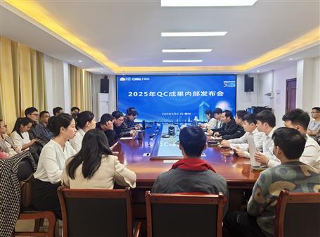 冶建公司舉行2025年QC小組成果發(fā)布會